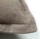 Kissenbezug | Kissenhülle | Linen in braun -  von LIVING online kaufen bei LIVINGforme.