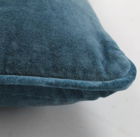 Kissenbezug | Kissenhülle Velours | denim -  von LIVING online kaufen bei LIVINGforme.