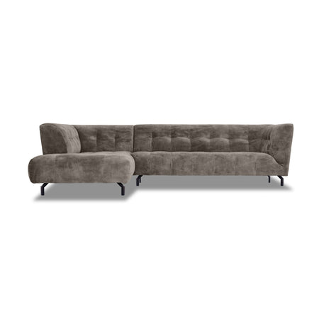 Ecksofa | Ecksofa | "Easy" in Paris Mauve - Graubraun - Links von LIVING online kaufen bei LIVINGforme.