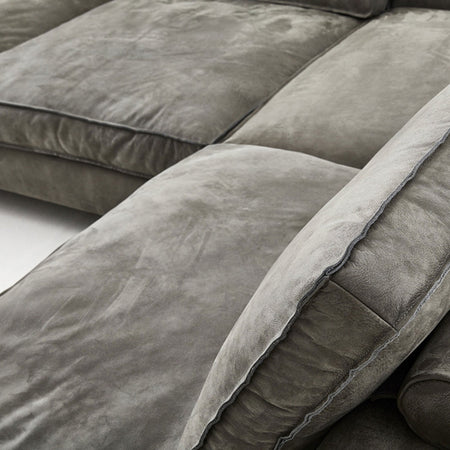 Ecksofa | Ecksofa | "Montreal" mit Hocker -  von LIVING online kaufen bei LIVINGforme.