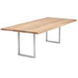 Esstisch | Esstisch | Lara Natural aus Eiche auf Metallbeinen - 160cm x 90cm von LIVING online kaufen bei LIVINGforme.