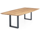 Esstisch | Esstisch | Liam aus Eiche, geölt auf Metallbeinen - 160cm x 90cm von LIVING online kaufen bei LIVINGforme.