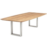 Esstisch | Esstisch | Liam aus Eiche, geölt auf Metallbeinen - 160cm x 90cm von LIVING online kaufen bei LIVINGforme.
