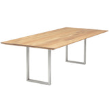 Esstisch | Esstisch | Lara aus Eiche, geölt auf Metallbeinen - 160cm x 90cm von LIVING online kaufen bei LIVINGforme.