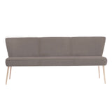 Sitzbank | Sitzbank | "Eve" - Royal Steel - 83cm x 65cm x 173cm von LIVING online kaufen bei LIVINGforme.