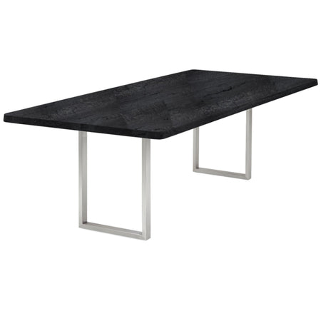 Esstisch | Esstisch | Lara Onyx aus Eiche, lackiert auf Metallbeinen - 160cm x 100cm von LIVING online kaufen bei LIVINGforme.