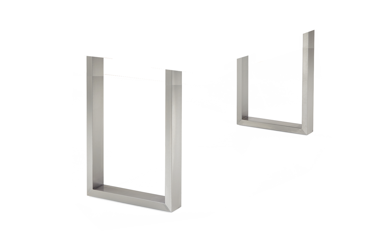 | Tischbein - Bein U-Large | Material Stahl | Farbe: silber von LIVING online kaufen bei LIVINGforme.