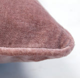 Kissenbezug | Kissenhülle Velours Mauve - von LIVING online kaufen bei LIVINGforme.