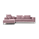 Ecksofa | Ecksofa | "Milano" – rosa - Links von LIVING online kaufen bei LIVINGforme.