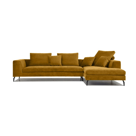 Ecksofa | Ecksofa | "Milano" – gold -  von LIVING online kaufen bei LIVINGforme.