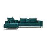 Ecksofa | Ecksofa | "Milano" – navyblau - Links von LIVING online kaufen bei LIVINGforme.