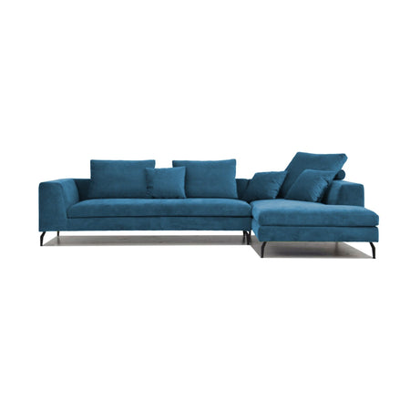 Ecksofa | Ecksofa | "Milano" – meerblau -  von LIVING online kaufen bei LIVINGforme.