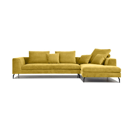 Ecksofa | Ecksofa | "Milano" – gelb - Rechts von LIVING online kaufen bei LIVINGforme.