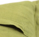 Kissenbezug | Kissenhülle | Leinen – Olivgrün -  von LIVING online kaufen bei LIVINGforme.