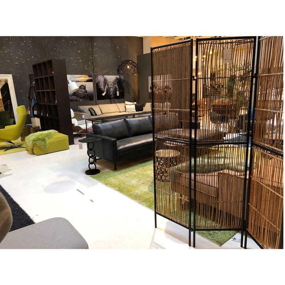 Paravent / Raumtrenner | "Lucy" Bambus  online shoppen bei Livingforme.de