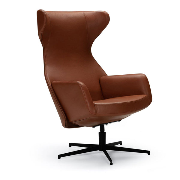Sessel | Sessel | Morosa mit Leder in Cognac - Touch Congnac von LIVING online kaufen bei LIVINGforme.