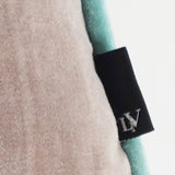 Kissenbezug | Kissenhülle Velours | CORD taupe iceblue - von Living Collection online kaufen bei LIVINGforme.