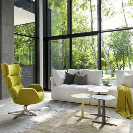 Sessel | Stoffsessel | "Tommy" in Facet Yellow ohne Kippfunktion -  von LIVING online kaufen bei LIVINGforme.