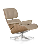 Sessel | Sessel | Lounge Chair – Nussbaum weiß pigmentiert mit Sternfuß verchromt -  von Vitra online kaufen bei LIVINGforme.