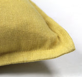 Kissenbezug | Kissenhülle | Linen in gelb -  von LIVING online kaufen bei LIVINGforme.